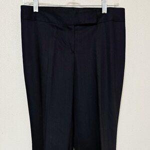 Black dress pants by Zanella, size: 4, lightweight wool Charlotte style
